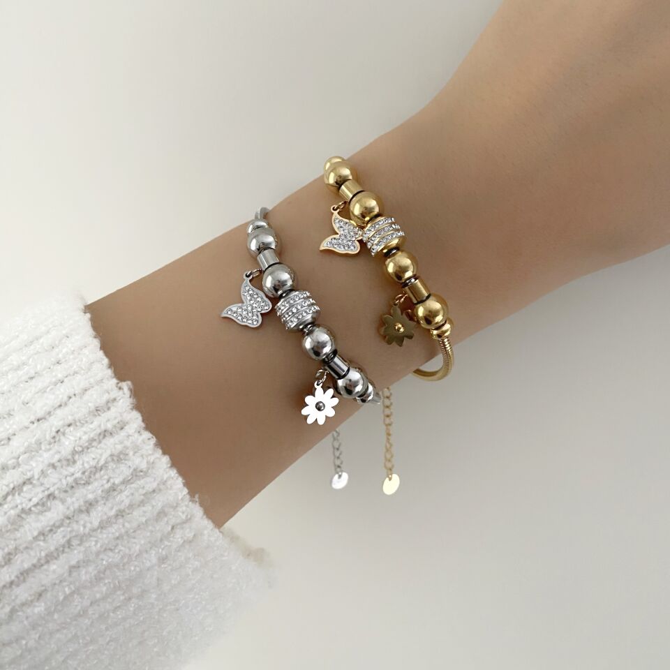 Daisy Butterfly Gold | Çelik
